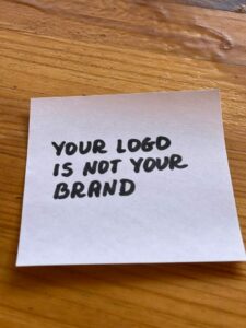 Your logo is not your brand