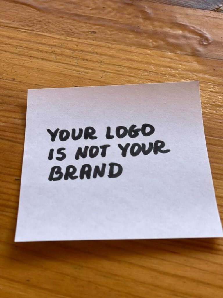 Your logo is not your brand